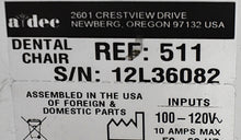 Load image into Gallery viewer, Adec 511 Dental Dentistry Ergonomic Exam &amp; Patient Treatment Chair
