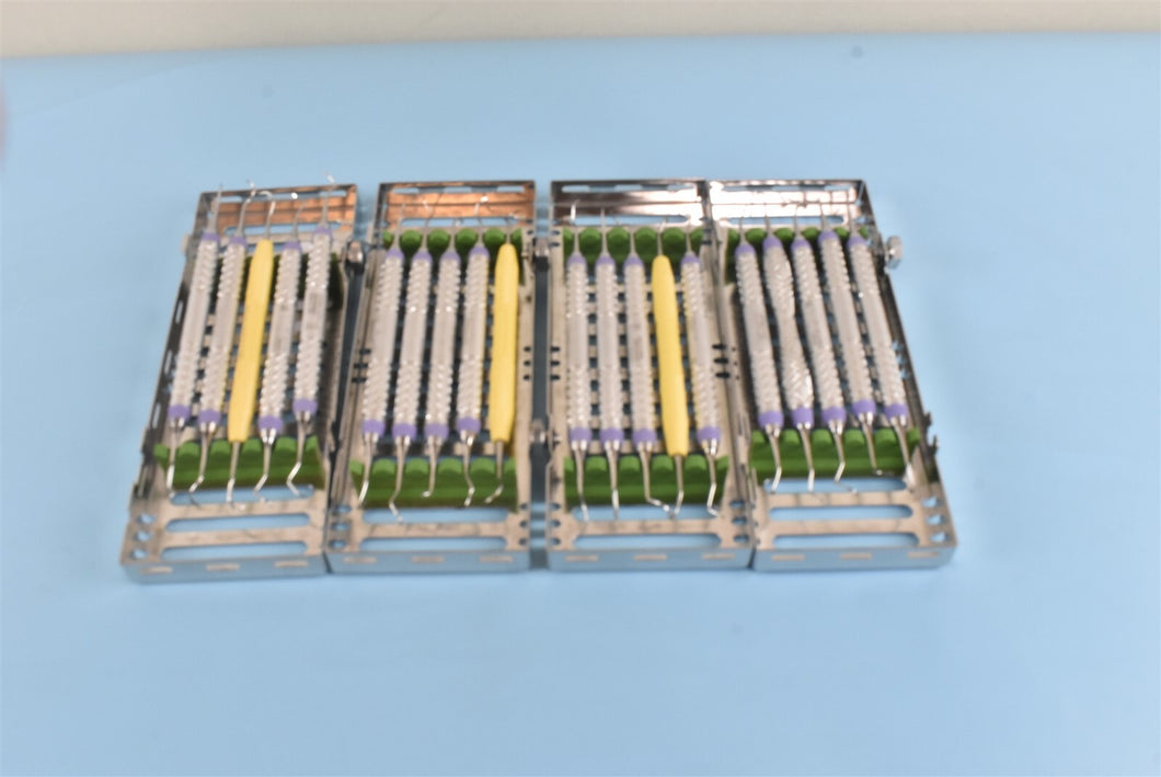 Lot of 4 Hu-Friedy Dental Perio Kit Instruments