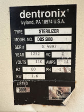 Load image into Gallery viewer, Dentronix DDS 5000 Dental Dentistry Medical Dry Heat Instrument Sterilizer
