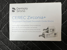 Load image into Gallery viewer, Lot of 22 Dentsply Sirona CEREC Zirconia+ Dental CAD/CAM Milling Blocks
