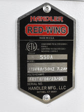 Load image into Gallery viewer, Handler Red-Wing 550a Porta-Vac Compact Under-Bench Dust Collector System
