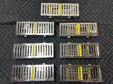 Load image into Gallery viewer, Lot of 7 Hu-Friedy Dental Instrument Cassettes
