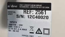 Load image into Gallery viewer, Adec 2561 Dental Dentistry Chairside Mobile Cart Delivery System
