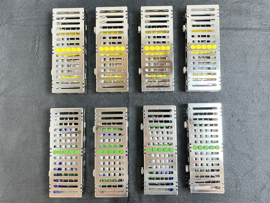 Lot of 8 Hu-Friedy Dental Basic & Prophy Exam Instrument Kits