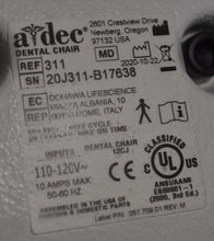 Load image into Gallery viewer, Adec 311 Dental Exam Chair with 541 12 O&#39;Clock Rear Delivery (Incomplete)
