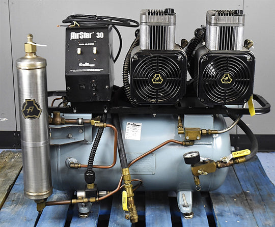 Air Techniques Airstar 30 Dental Dentistry Oil-Free Air Compressor Unit