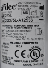 Load image into Gallery viewer, Adec 311 Dental Exam Chair with 541 12 O&#39;Clock Rear Delivery, 375L Exam Light
