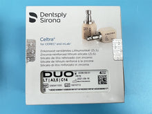 Load image into Gallery viewer, Lot of Dentsply Sirona Tesserca &amp; Celtra Dental CAD/CAM Milling Blocks
