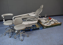 Load image into Gallery viewer, Adec 311 with 541 12 O&#39;Clock Rear Delivery, 375L Exam Light, 421 &amp; 422 Stools
