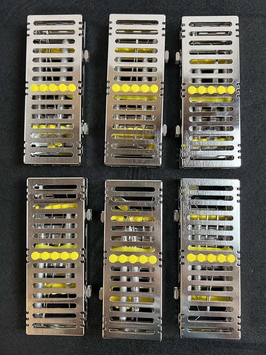 Lot of 8 Hu-Friedy Dental Basic Exam Instrument Kits