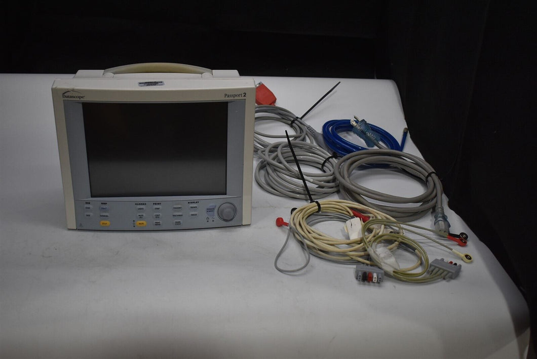 Datascope Passport 2 Medical Patient Vital Signs Monitor Unit Machine 120V