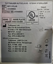 Load image into Gallery viewer, Tuttnauer EZ11 PLUS Dental Autoclave Steam Instrument Sterilizer (2021)
