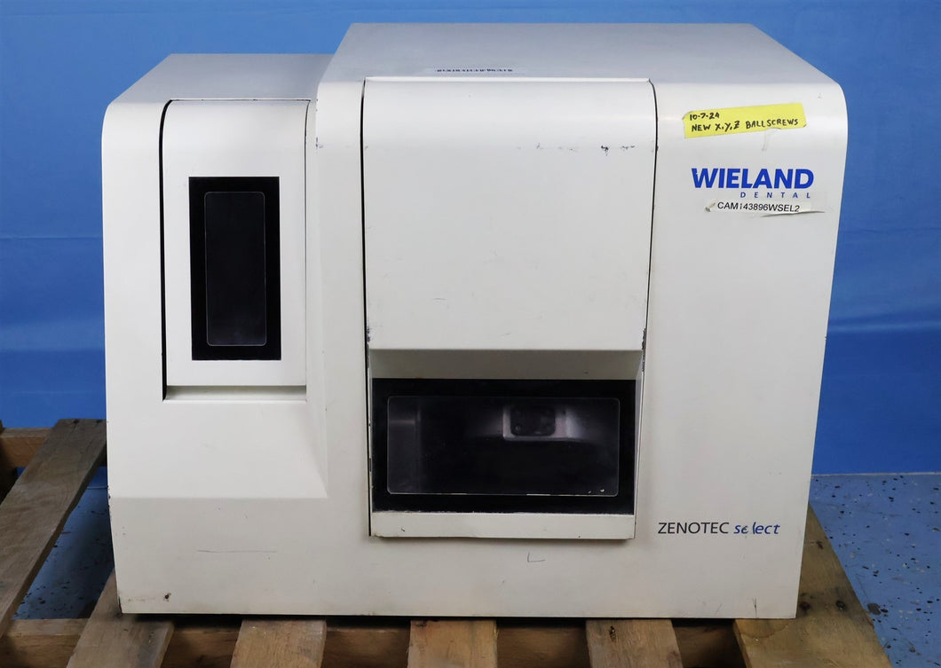 Wieland Zenotec Select Dental Milling Machine Unit for Cad/Cam Dentistry