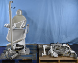 Adec 311 Dental Exam Chair with 541 12 O'Clock Rear Delivery, 375L Exam Light