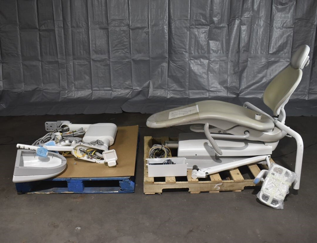 Adec 311 Dental Exam Chair with 541 12 O'Clock Rear Delivery (Incomplete)