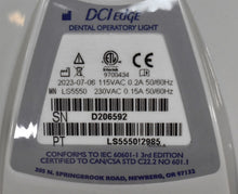 Load image into Gallery viewer, NEW UNUSED DCI Edge LED Dental Exam Light Series 5 Wall Mount Model (2023)
