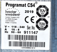 Load image into Gallery viewer, Ivoclar Vivadent Programat CS4 Dental Chairside Restoration Furnace (2019)
