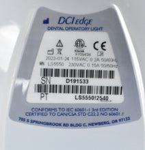 Load image into Gallery viewer, DCI EDGE Series 5 LS5550 Dental Operatory LED Exam Light SOLD AS IS
