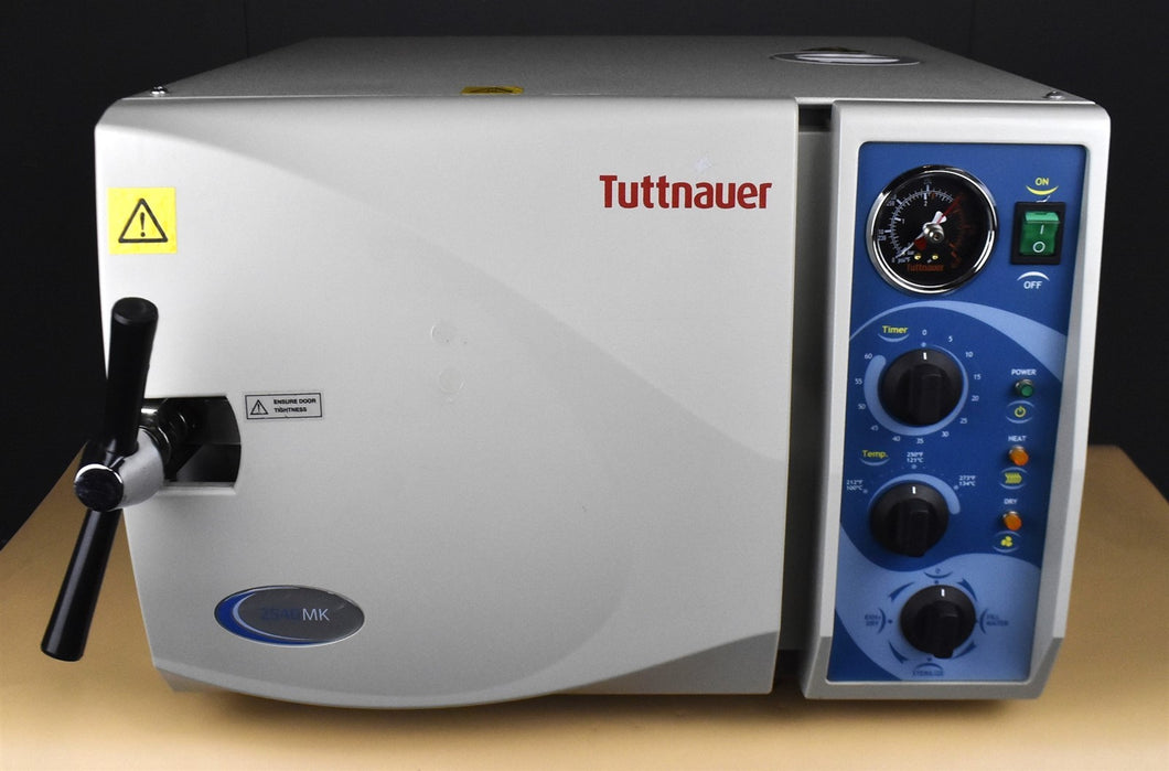 Tuttnauer 2540MK 230 VOLT Manual Autoclave Steam Sterilizer