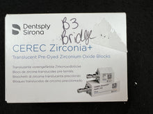 Load image into Gallery viewer, Lot of 30 CEREC Zirconia Translucent Pre-Dyed Zirconium Oxide Milling Blocks
