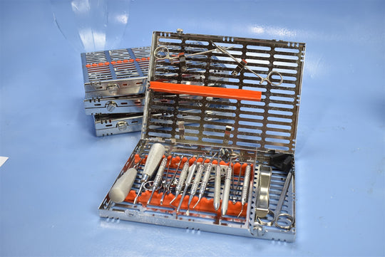 Lot of 4 Hu-Friedy Dental Restorative Instrument Kits