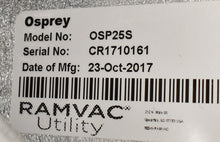 Load image into Gallery viewer, RamVac Osprey OSP23S Dental Oil-Free Air Compressor System FOR PARTS
