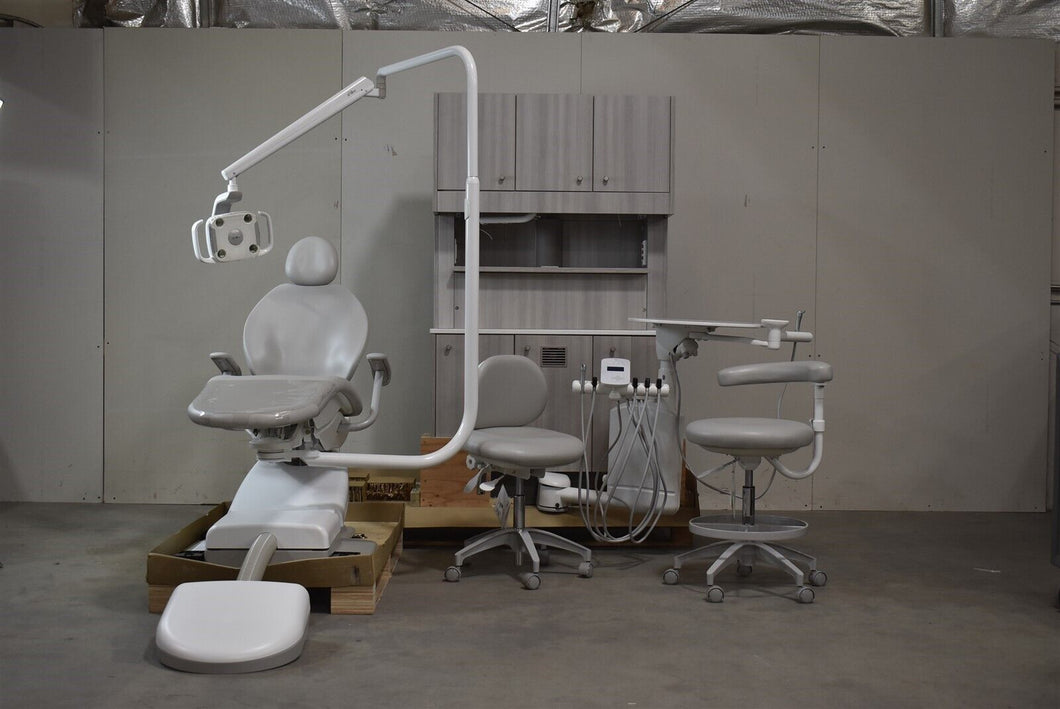NEW Adec 311 Chair, 541B Duo Delivery, 372L Light, 5580 12 O'Clock, w/ Stools