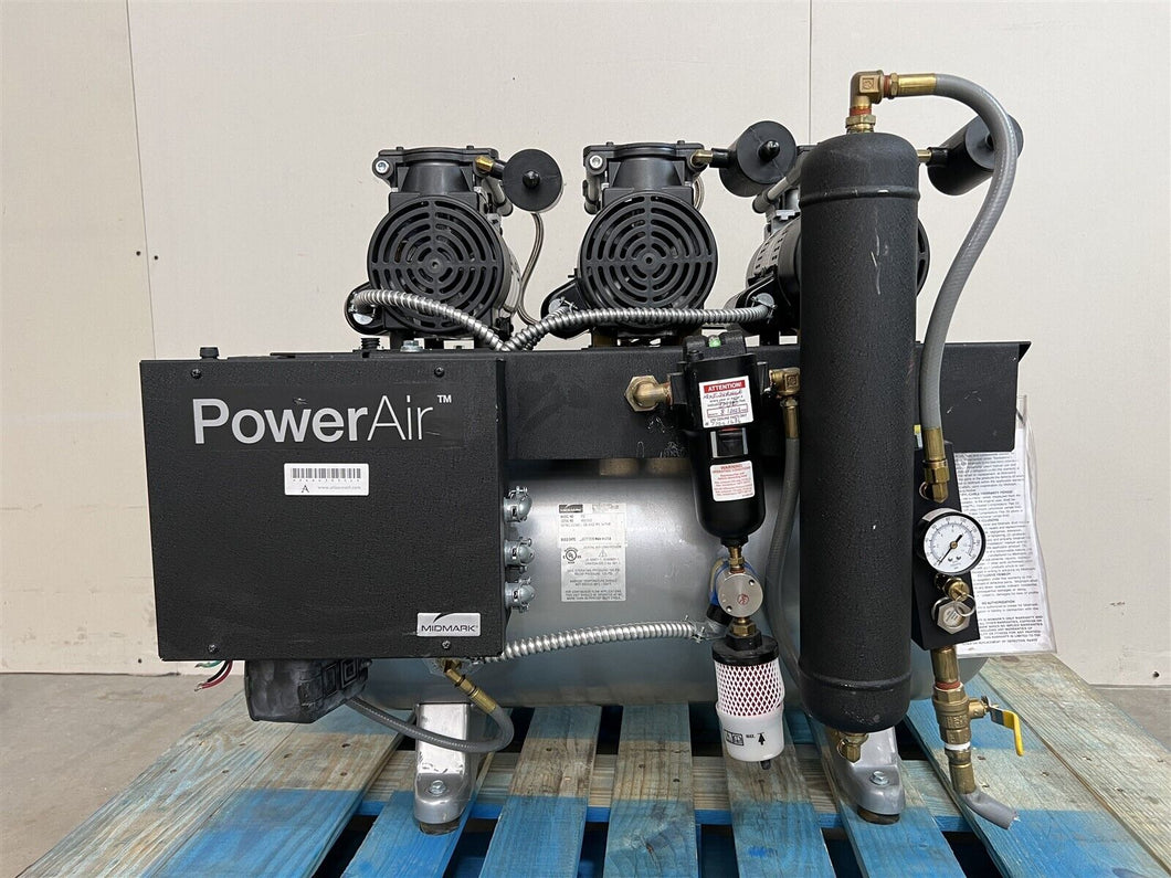 Midmark PowerAir P32 Dental Oil-Free Air Compressor Unit - FOR PARTS/REPAIR