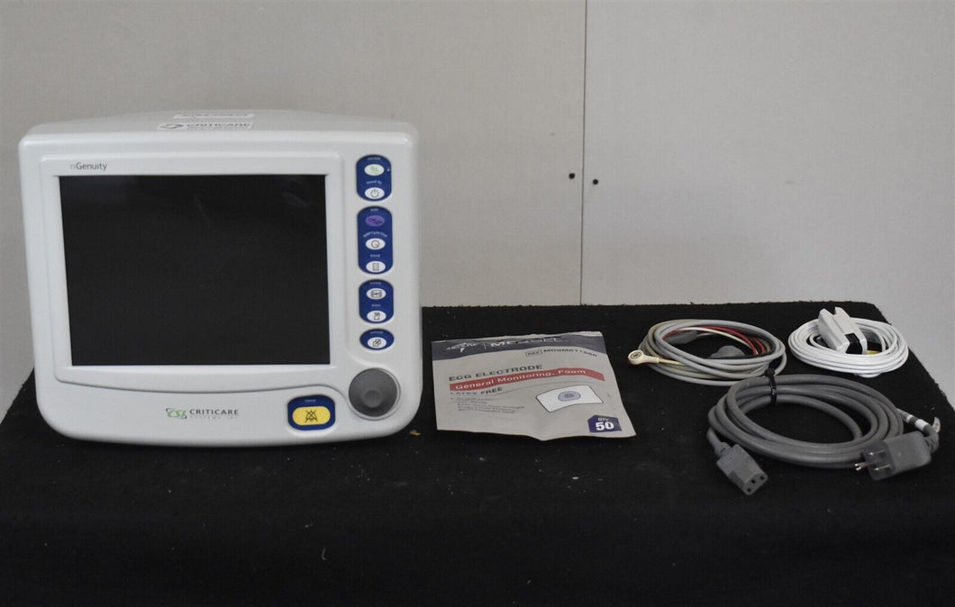 CSI Criticare nGenuity Medical Patient Vital Signs Monitor Unit Machine