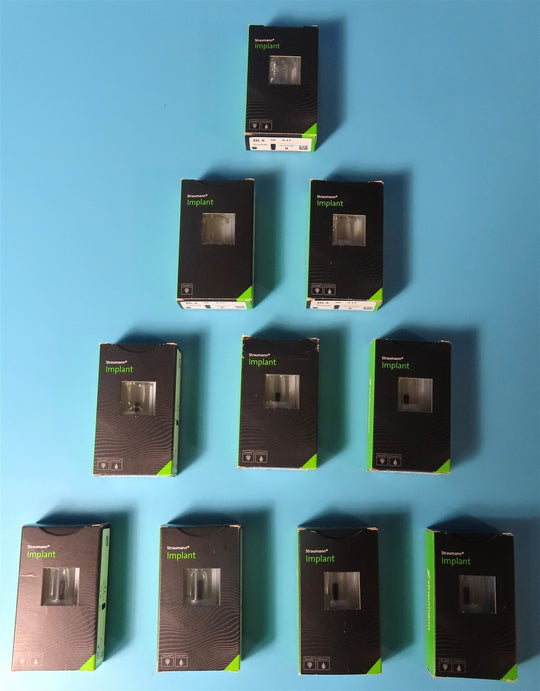 NEW UNUSED Lot of 10 Straumann Roxolid BLX Dental Implant Systems