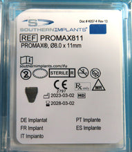 Load image into Gallery viewer, NEW UNUSED Lot of 19 Southern Implants PROMAX/ TRI-NEX Dental Implant Systems
