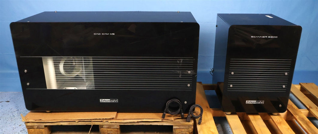 Zirkonzahn M5 Dental Milling Unit w/ S600 Scanner CAD/CAM Dentistry- SOLD AS IS