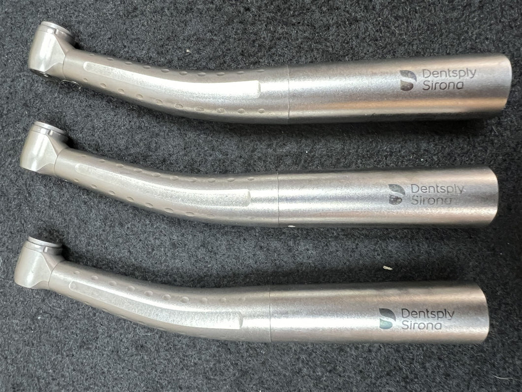 Lot of 3 Dentsply Sirona Stylus Plus SPK Dental Dentistry Handpieces