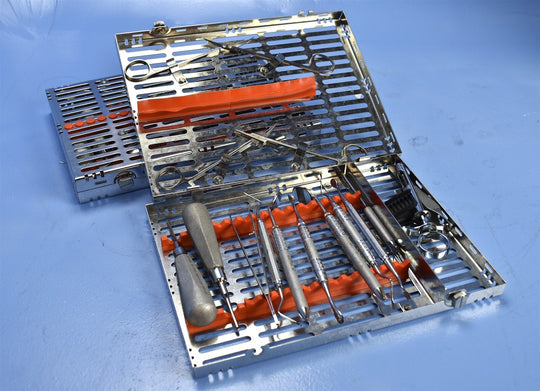 Lot of 2 Hu-Friedy Dental Extraction Instrument Kits