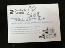 Load image into Gallery viewer, Lot of 30 CEREC Zirconia Translucent Pre-Dyed Zirconium Oxide Milling Blocks
