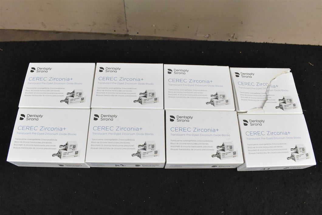 Lot of Dentsply Sirona Zirconia+ mono Milling Blocks