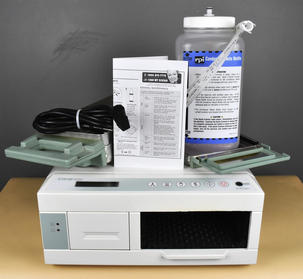 SciCan STATIM 5000 Dental Cassette Autoclave Instrument Sterilizer