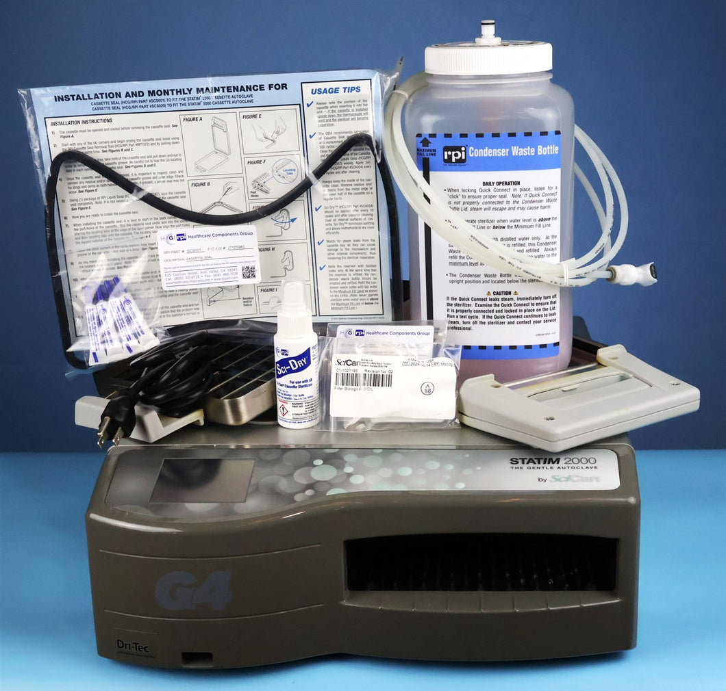 SciCan STATIM 2000 G4 Autoclave Sterilizer REFURBISHED w/ 1 YEAR WARRANTY