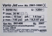 Load image into Gallery viewer, Renfert Vario Jet Automatic Dental Air Abrasion Sandblaster System
