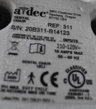 Load image into Gallery viewer, Adec 311 Dental Chair with 541 12 O&#39;Clock Rear Delivery, 375L Exam Light
