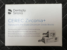 Load image into Gallery viewer, Lot of 22 Dentsply Sirona CEREC Zirconia+ Dental CAD/CAM Milling Blocks
