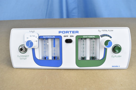 NEW UNUSED Porter MXR-1 Dental Nitrous Oxide N2O Flowmeter