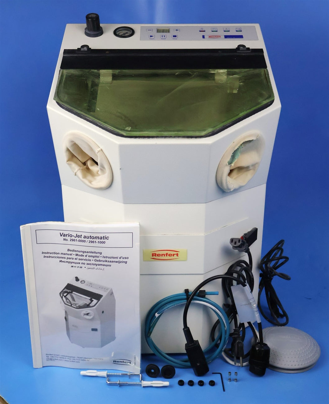 Renfert Vario Jet Automatic Dental Air Abrasion Sandblaster System