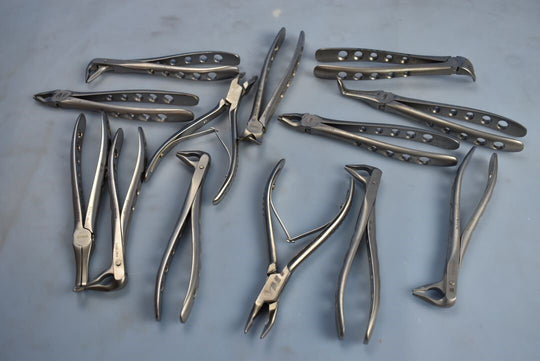 Lot of 13 Hu-Friedy Dental Dentistry Tooth Extraction Apical Forceps