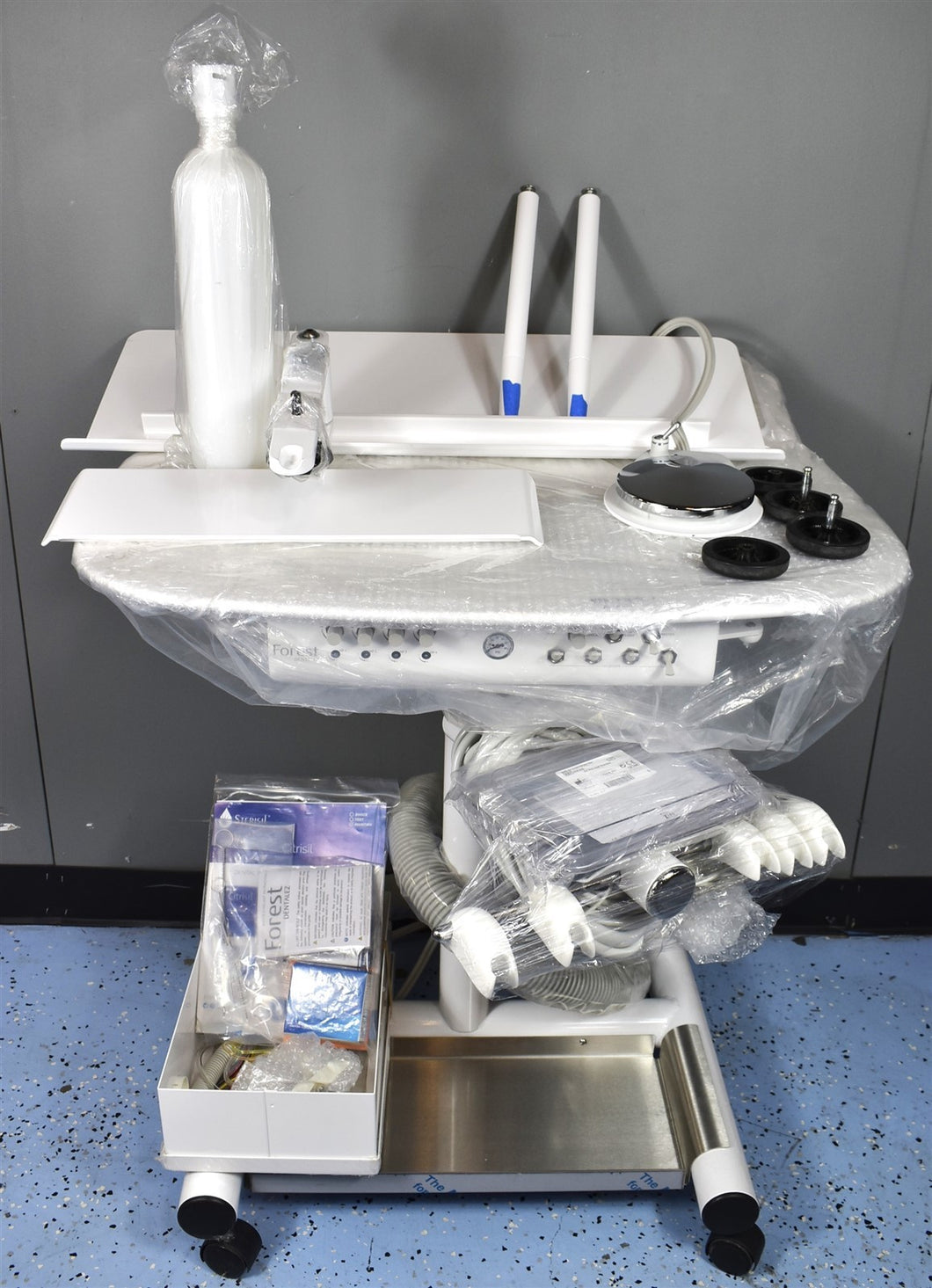 NEW UNUSED Forest DS Duo Pro 7000 Dental Mobile Cart Delivery System Year: 2023