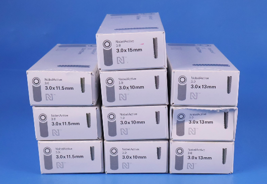 NEW UNUSED Lot of 10 Nobel Biocare NobelActive Dental Implant Systems